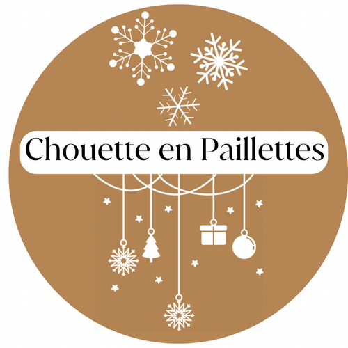 Chouette en paillettes